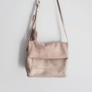 - Antik Kraft  PU/Suede  Trim Crossbody Messenger bag